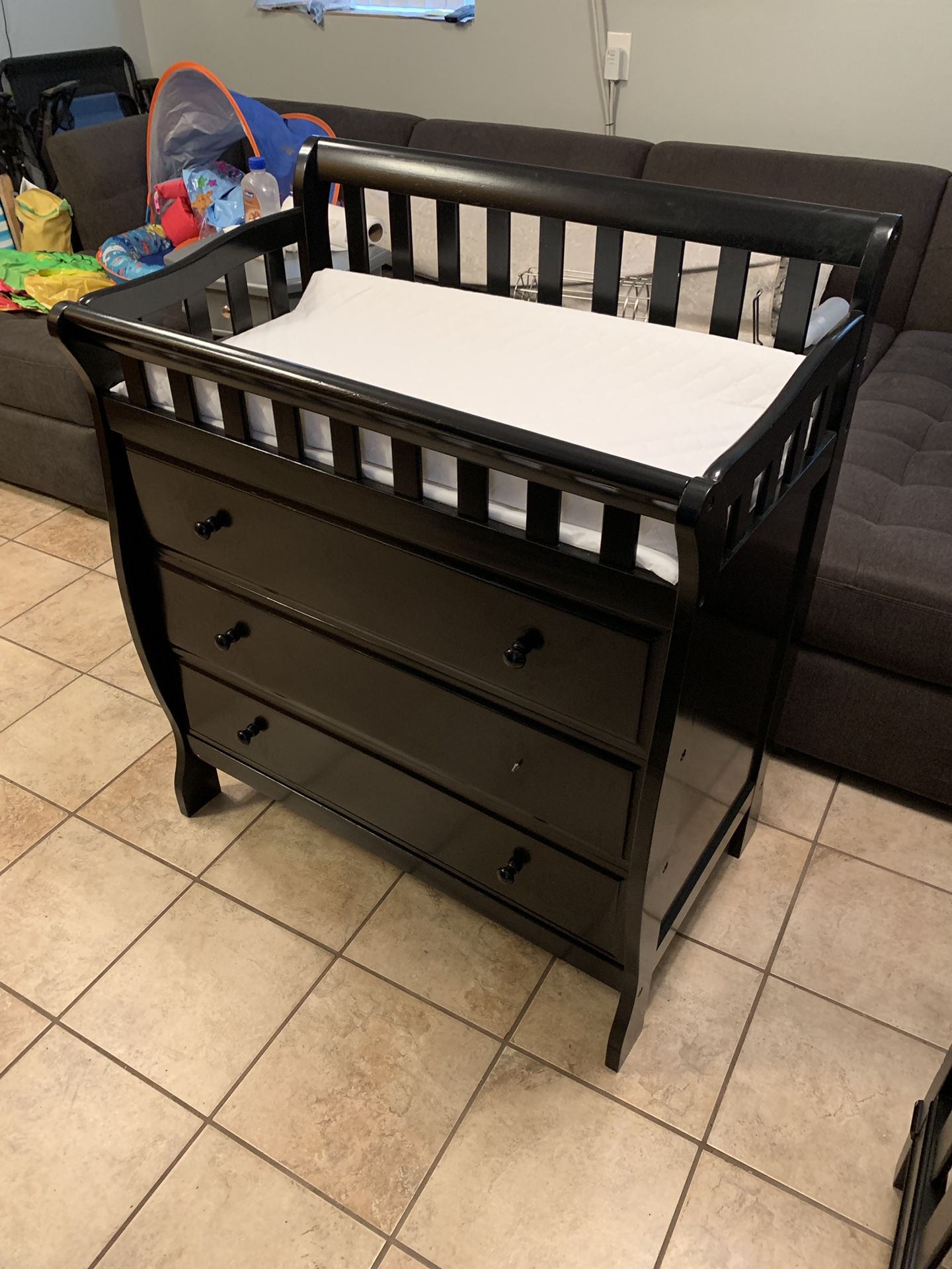 Changing Table & Crib