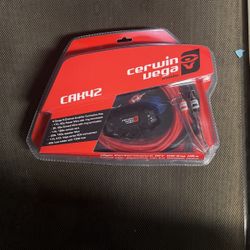 Cerwin Vega 4 gauge 100% copper amp kit OFC