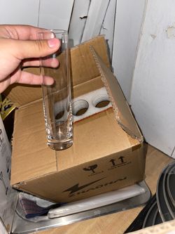 ZHAGRAI Premium Clear Glass Cylinder Vases Set