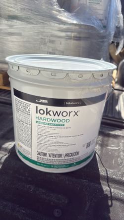 Wood floor glue lokworx hardwood  brand