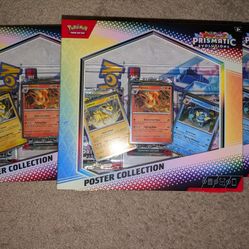 Pokemon Prismatic Evolutions Poster Collection 