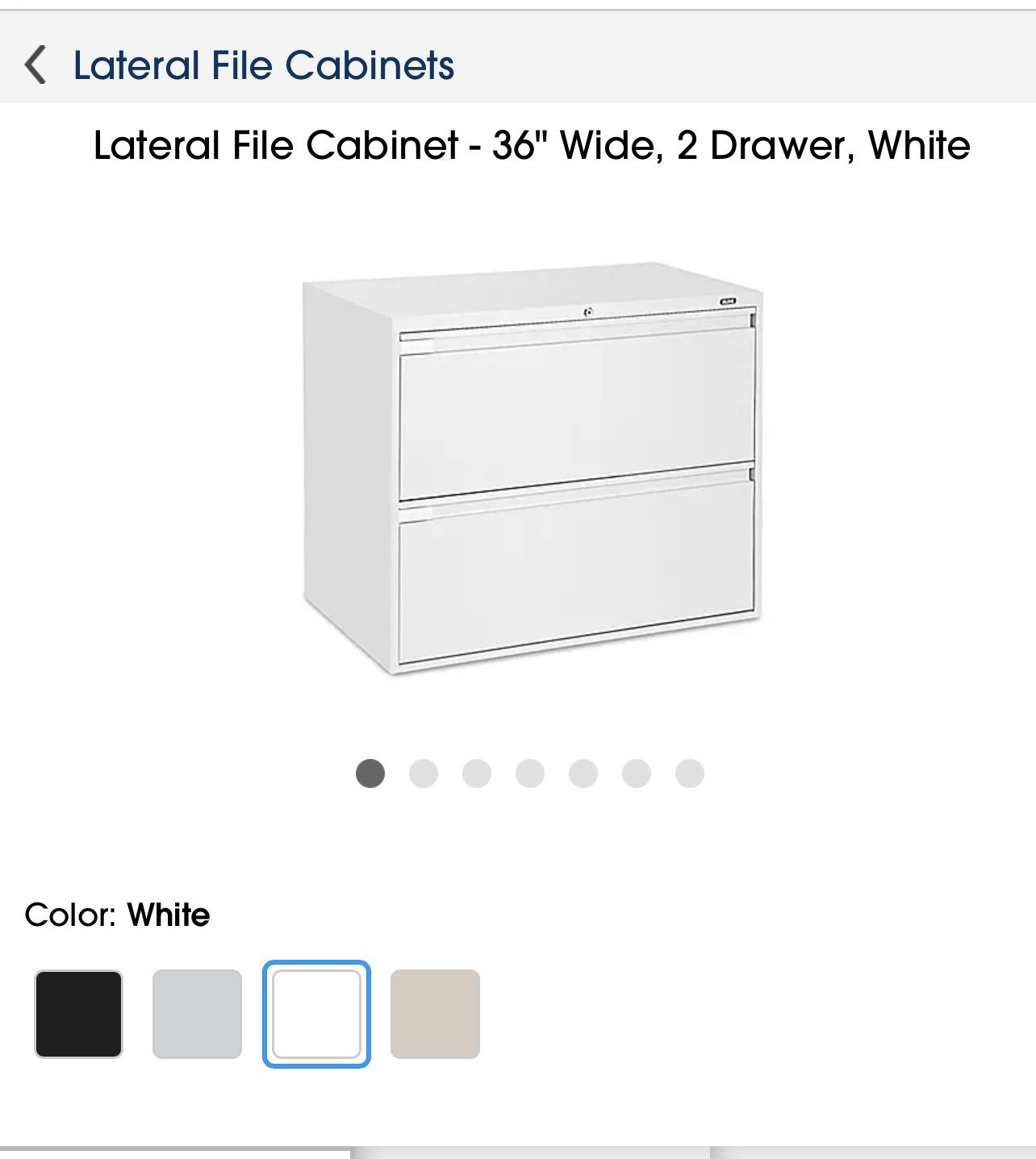 2 Drawer Filing Cabinet