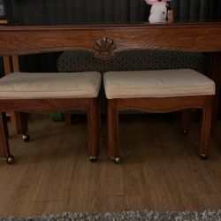 Table With Two Benches