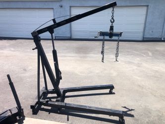 2 ton cherry picker engine hoist w/ load leveler