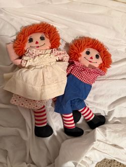 Vintage Campbell Soup Dolls and Raggedy Ann & Andy dolls