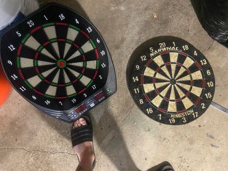 Electronic dart board/cork dart board