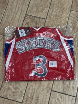 Allen Iverson 76ers Mitchell & Ness Diamond Swingman Jersey Size S
