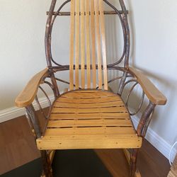 Beautiful Wood Tree Branch Rocking Chair