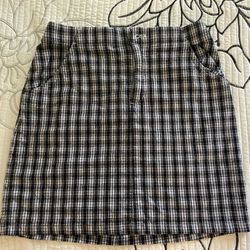 HOLLISTER California Striped Mini Skirt 