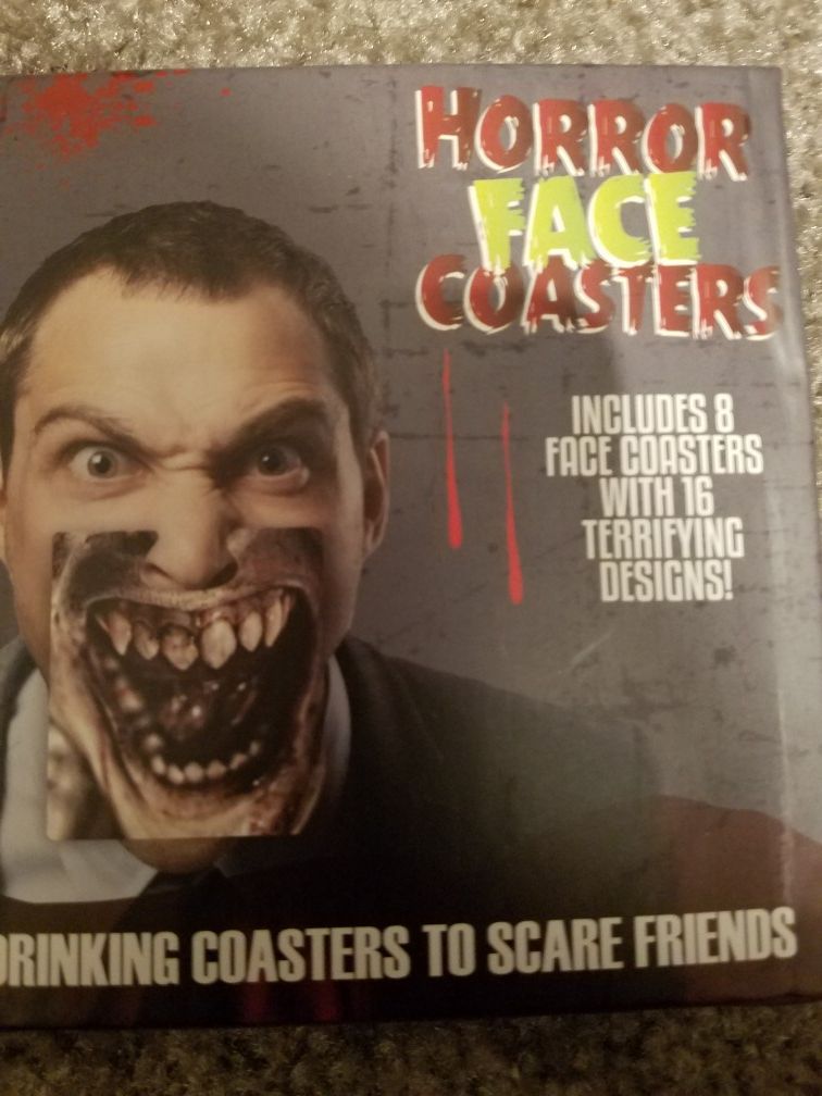 Horror Face Coasters