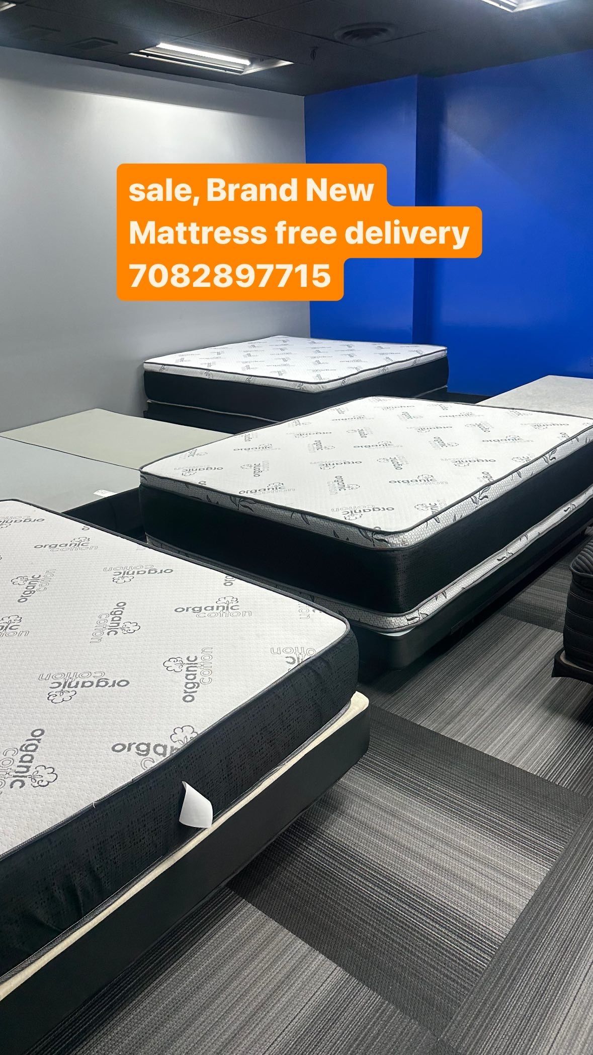 Huge sale for Mattress And Box Twin size mattress and box 150.$ full 190$ Queen 200$ king 290$. Mattress And Box and frame and headboard. King 580$ Qu