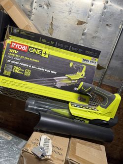 YOBI ONE+ 18V 100 MPH 280 CFM Cordless Battery Variable-Speed Jet Fan Leaf Blower  (Tool Only)