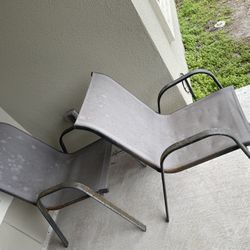 Patio Chairs Grey