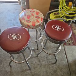 49ers bar stools 