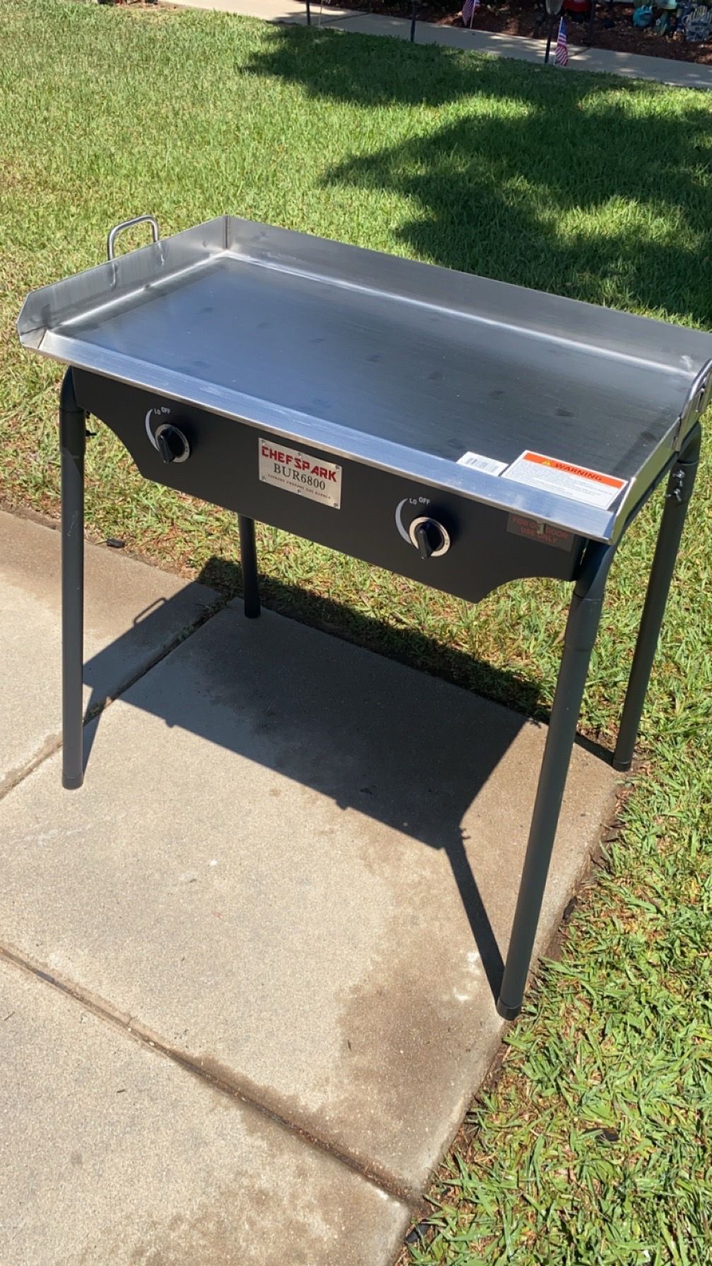Double Burner With Plancha 31x17
