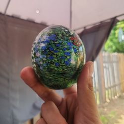 Monet Glass Paperweight 