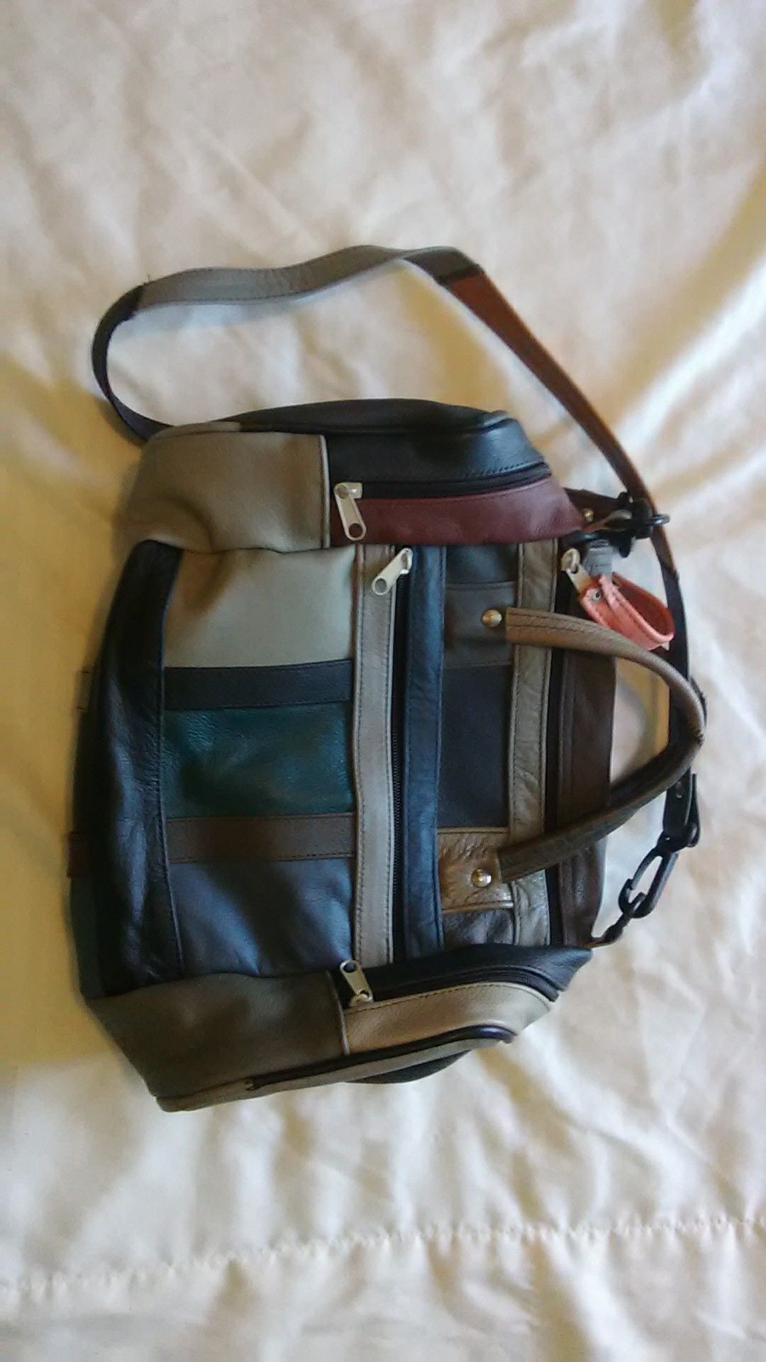 Patchwork leather Mexico purse
