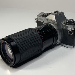 Pentax MG 35mm SLR Film Camera With 80-200mm Lens