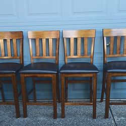 Ashley Furniture Bar High Chairs 4 Set