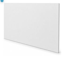 White HDPE Plastic Sheet 1/4" 24x48 Inch