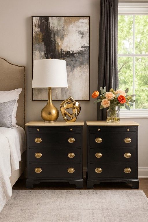 Two Beautiful Bombay Dressers