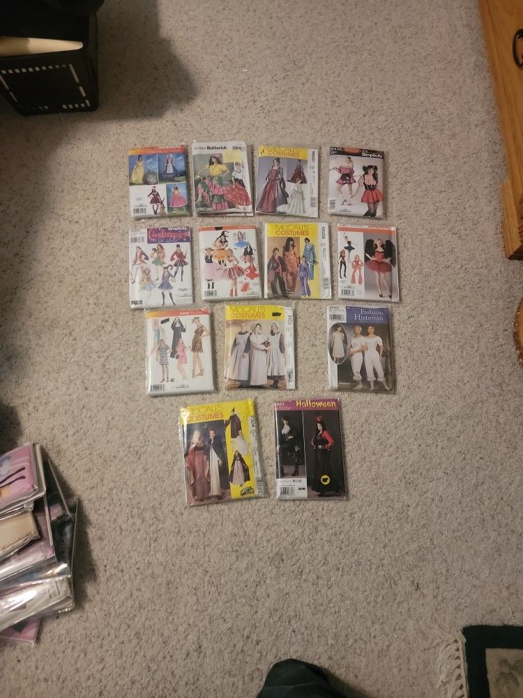 Sewing Patterns Women's Costumes