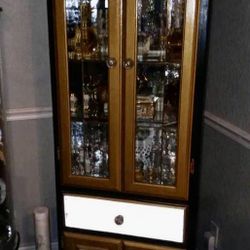 Two Etagere Cabinets