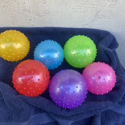 Bouncing Sensory Balls 6 pcs