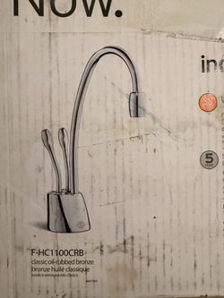 InSinkErator F-HC1100CRB Indulge Hot Cold Water Faucet Oil Rubbed Bronze NEW