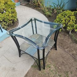 Glass End Table