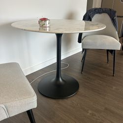 Marble Table With Chairs