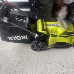 Ryobi Weed wacker And Electric Lawn Mower Tools Only