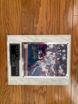 Alex Rodriguez plaque