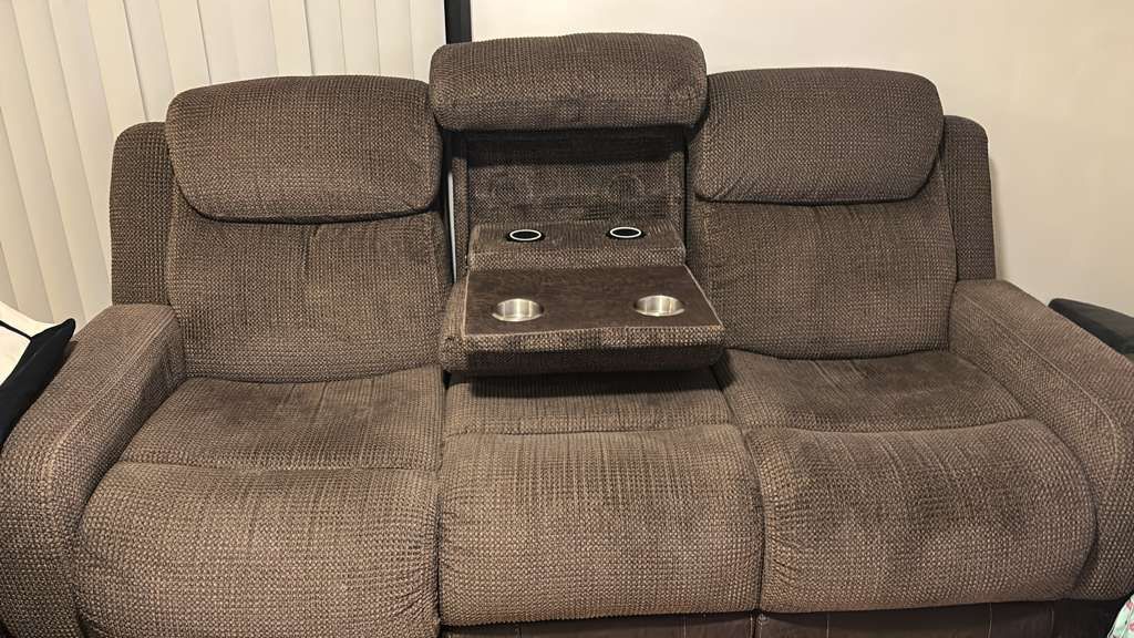 Recliner Sofa with Cup Holder
