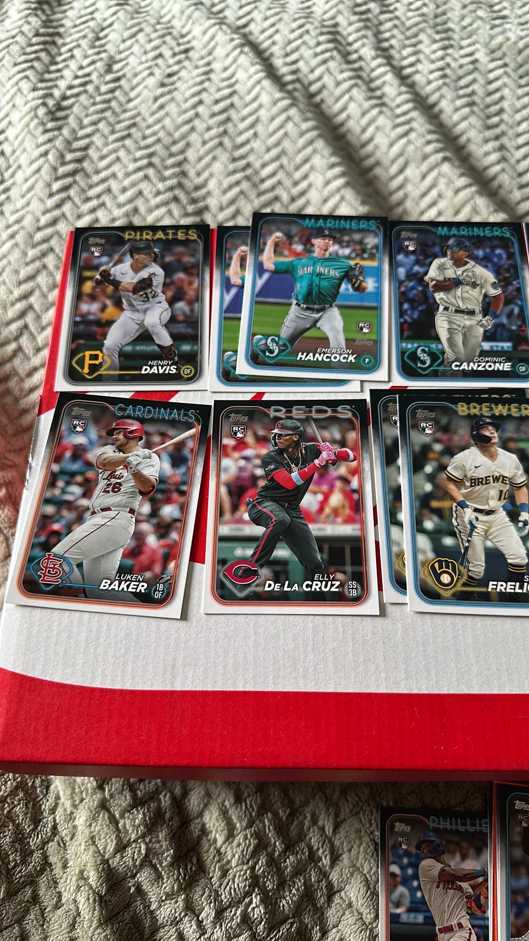 2024 Topps Baseball Rookie Cards 19 Total