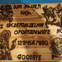 Iron Maiden Ouija board