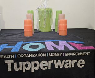 Tupperware Pitcher & Cups