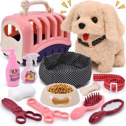 13pc Dog Toys For Kids Girls