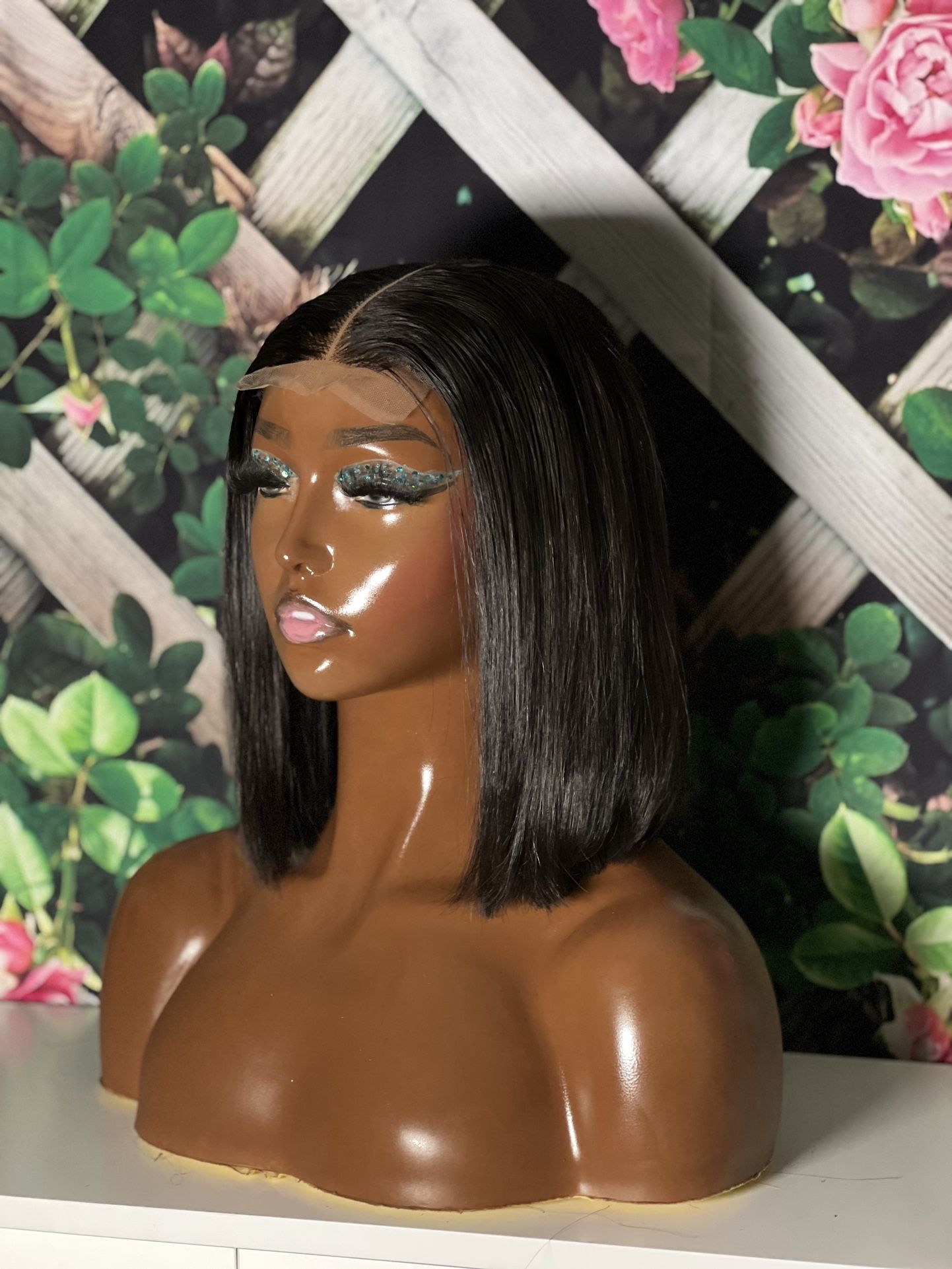 Human Hair Wig Black (Wear N Go)