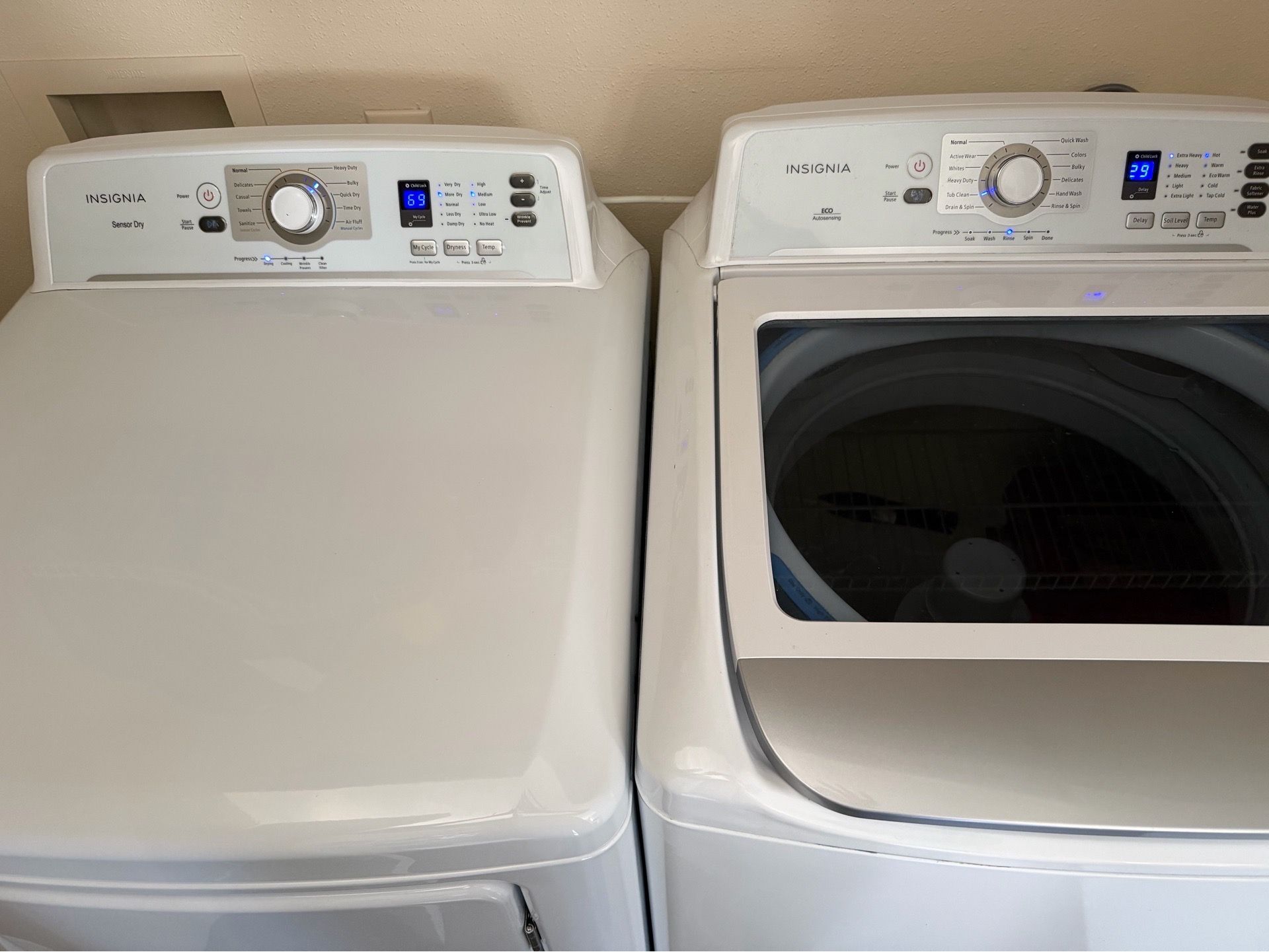 Washer and dryer