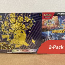Surging sparks Etb and Booster Bundle