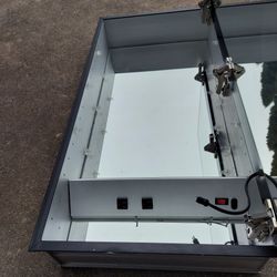 Medicine Cabinet With Outlets And Light 39x18x6