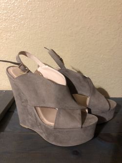 Charolette Suede wedges