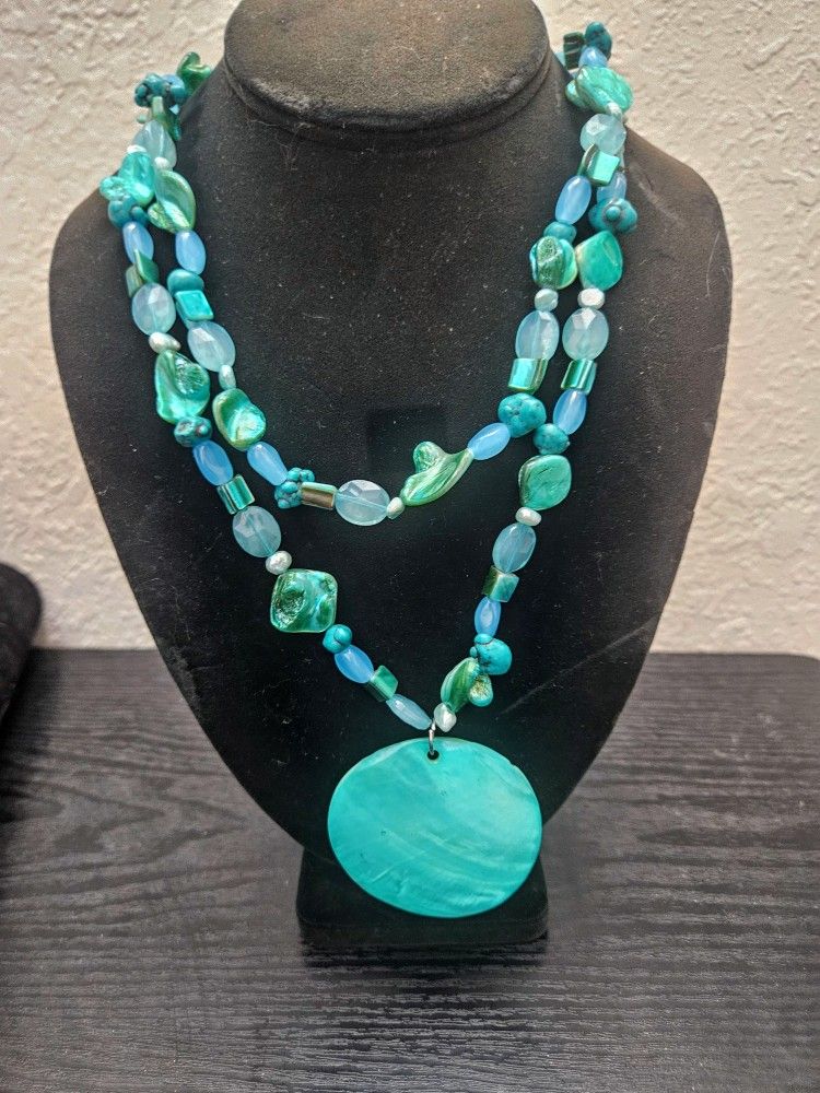 Turquoise Colored Necklace