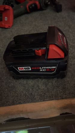 Milwaukee new open box 18V batt