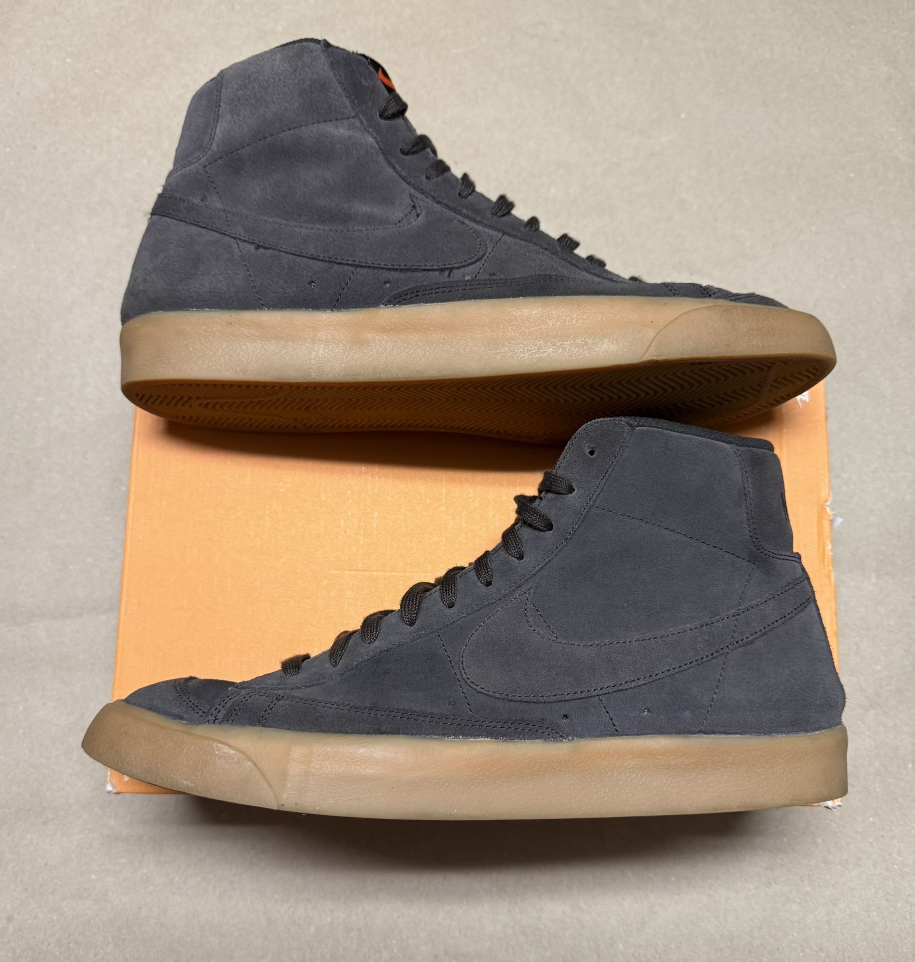 Nike Blazer Mid 77 Suede Velvet Brown Mens size 14 shoes Rare Vintage!