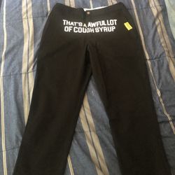 Black Alocs Pants