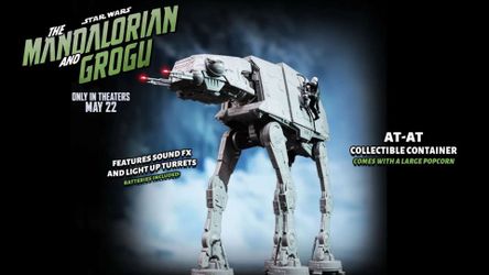 Star Wars collectors AT-AT popcorn bucket from The Mandalorian & Grogu- Brand New Sealed!!