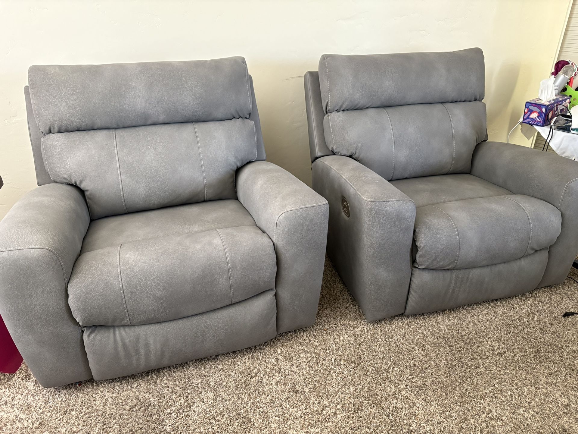 Reclining  Chairs - Both for $700