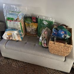 Rabbit Bedding And Food Bundle 